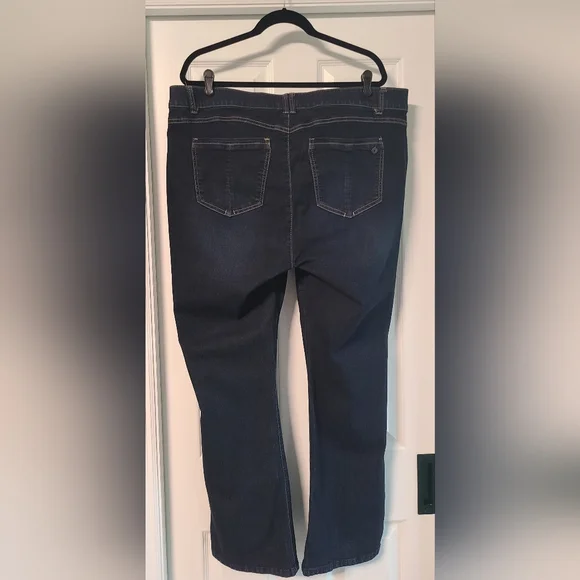 Democracy Dark Blue, Kathryn "Ab-solution" Boot Cut Jeans, 20W - Picture 2 of 13